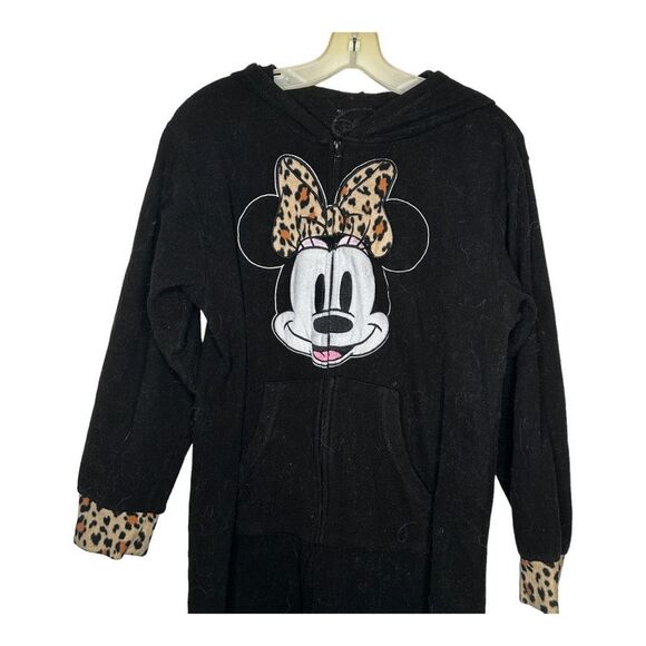 Disney Minnie Mouse One Piece Black Pajamas - Picture 2 of 7